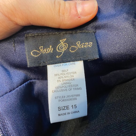 JOSH & JAZZ BLUE SHORT DRESS - Picture 8 of 8